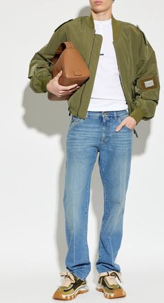 Dolce & Gabbana Ribbed Logo Top, Mens, White