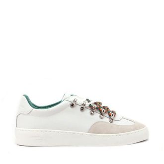 Scotch & Soda White Leather Low Top Mens Sneakers
