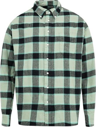 Gitman Bros Camicia con stampa - Verde