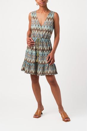 Calypso St. Barth Emelia Dress in Blue Multi at Nordstrom, Size X-Small