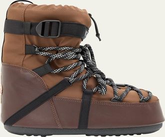 Moncler x Moon Boot Mens Icon Low Gaiter Padded Snow Boots