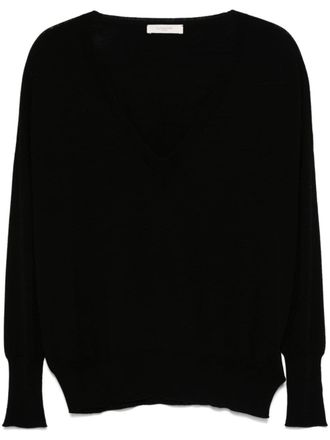 Zanone Maglione Con Scollo A V In Maglia Fine-Donna