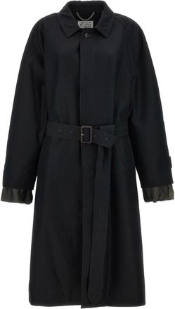 Maison Margiela Hombre, Abrigos, Negro, Talla: S