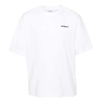 Off-white SS24 Arrows-Motif Cotton T-shirt White OMAA120S24JER0010110