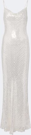 Jenny Packham Shangrila La sequined silk gown