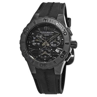 Technomarine Cruise Medusa Chronograph Black Dial Mens Watch 115082