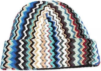 Missoni Wollen muts - Heren - Hoeden - Veelkleurig - ONE Size - Wol - Accessoires