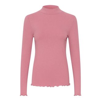 Kaffe KAdrew Turtleneck - Dames - Truien - Roze - Maat: S Viscose