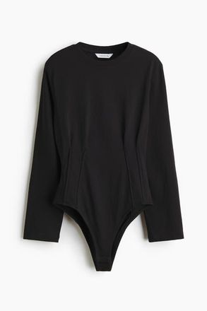 H&M Waisted Body in Black at Nordstrom, Size X-Large