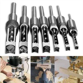 OEM Fresa Para Mortajar De 16 Mm De Acero R&aacute;pido (hss) Para Madera Dura - Acero De Alta Velocidad Con Carburo De Tungsteno - Compatible Con Mortajadoras Y