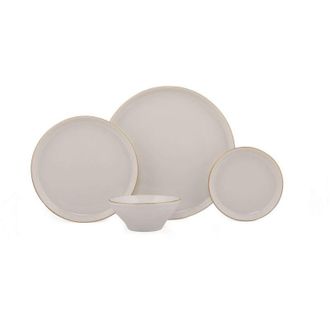 Hermia Set di stoviglie Set 100% Porcellana Cream