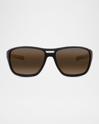 Vuarnet Mens Nylon Rectangle Sunglasses
