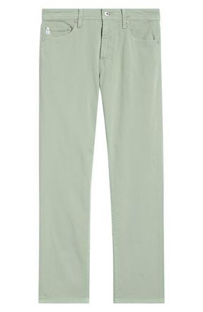AG - Adriano Goldschmied SUD Straight Leg Pants in Faded Moss at Nordstrom, Size 30 X 32