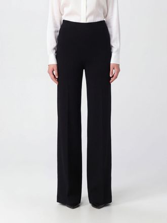 Blumarine Pantaloni palazzo a vita alta in pura lana vergine