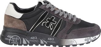 Premiata Lander Polyamide Leather-Blend Sneakers