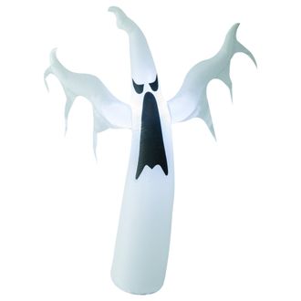 TJ Hughes Halloween Inflatable White Ghost 1.8m - TJ Hughes