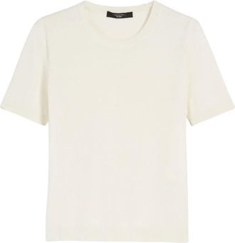 Max Mara Tops, Dames, Beige, S, Trui Zibetto
