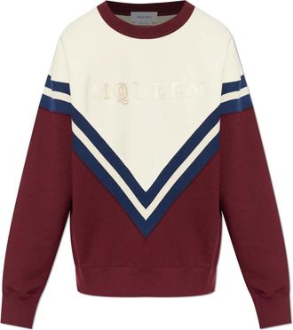 Alexander McQueen Alexander McQueen, Sweatshirts, male, Multicolor, Size: 2XL Logo Sweatshirt