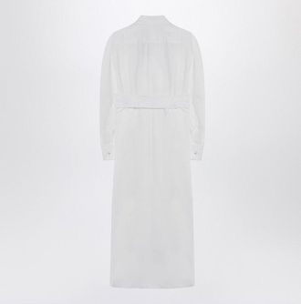 Max Mara Womens White Shirt Dress In Cotton Twill - Size EU 36 (Womens)