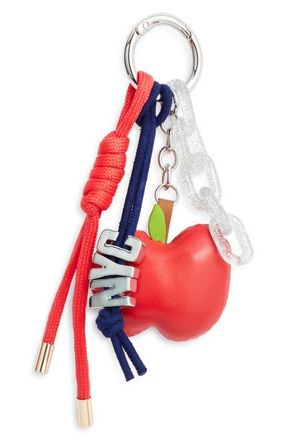 Chelsea28 NYC Travel Bag Charm in Red Multi- Gold at Nordstrom