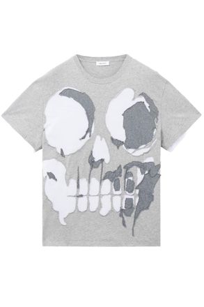 Alexander McQueen PATCHWORK SKULL T-SHIRT Size: L, colour: GREY
