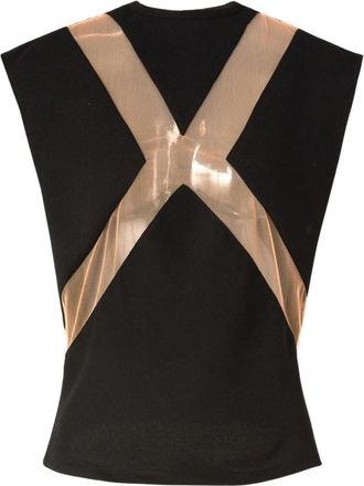 Genny Mouwloze Top - Dames - Tops zonder mouwen - Zwart - 2XS - Tops