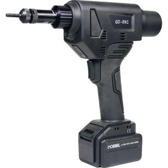 GOEBEL Strumento per montaggio dadi ciechi con bloccaggio Akkublindnietmuttern GO-RN1, 16 pezzi, 18.000 N, in valigetta in plastica