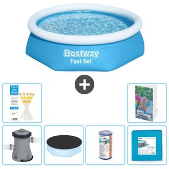 Bestway Piscina Bestway Fast Set Redonda - 244x61 Cm - 7-piezas S254