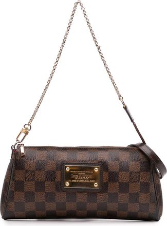 Louis Vuitton Pre-owned Womens Pochette Accessoires Chain Bag - Dark Brown Textile - One Size