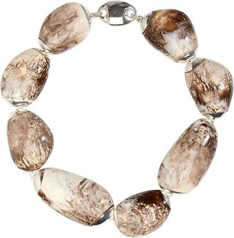 Dinosaur Designs Rock Choker Necklace - Brown - One Size