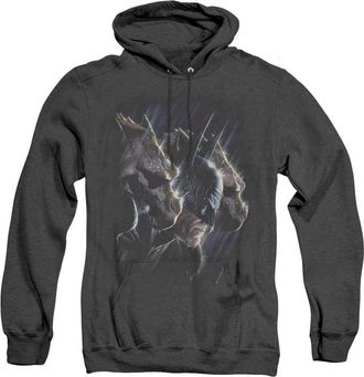 Gildan Batman Gargoyles Adult Heather Hoodie / Hooded Sweatshirt
