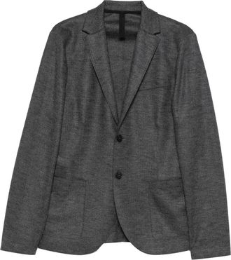 Harris Wharf London single-breasted blazer - men - Wool - 50 - Grey