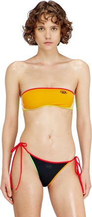 Diesel Color-block bandeau bikini top - Bras - Woman - Multicolor