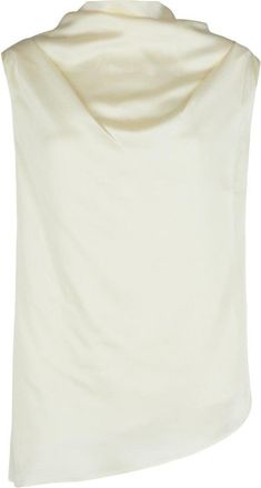 Róhe Cream Viscose Blend Tank Top
