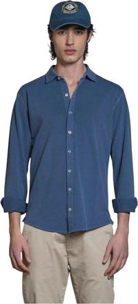 IMPURE Riley Denim Shirt - Heren - Casual Overhemden - Blauw - L - Denim - Overhemden