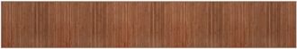 vidaXL Rug Rectangular Brown80x1000 cm Bamboo Vidaxl