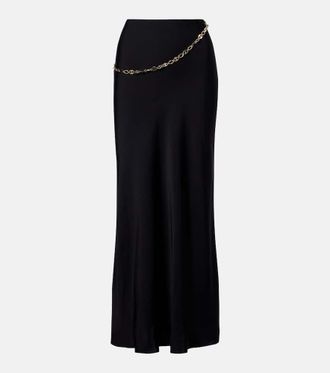 Paco Rabanne Chain-detail maxi skirt