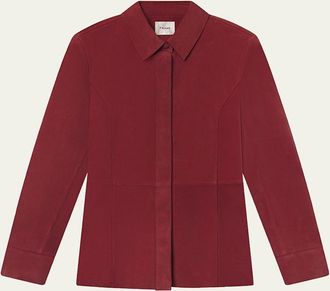 Frame Denim The Suede Shirt