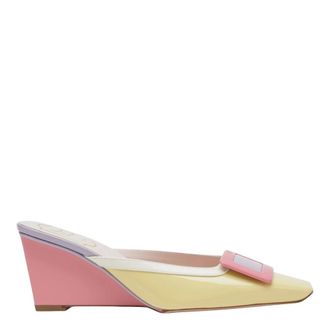 Roger Vivier Wedges, female, Multicolor, Size: 7 1/2 US Belle Vivier 60 Mule Wedge