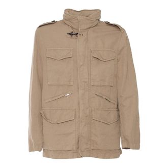 Fay Explorer Field Jacket Tinta - Heren - Zomerjassen - Bruin - M - Katoen - Jassen
