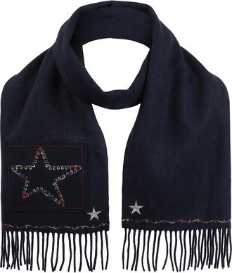 Valentino Star-Embellished Scarf
