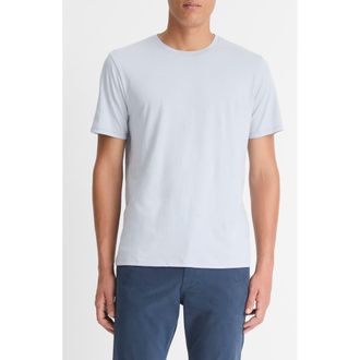 Vince Pima Cotton T-Shirt in Ocean Glass at Nordstrom, Size Medium