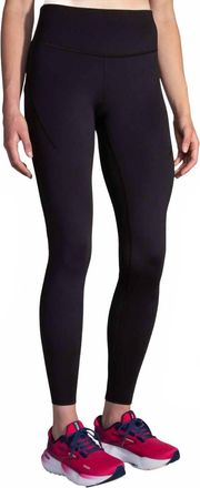 Brooks Spark Tights In Black