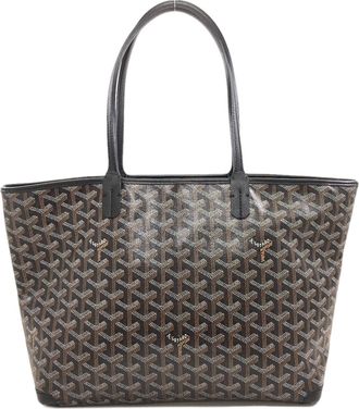 Goyard Brown Pvc Tote Bag (Pre-Owned)