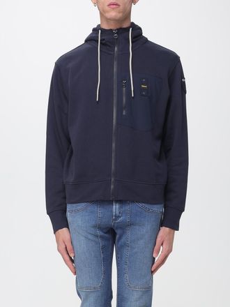Blauer Felpa Uomo colore Blue