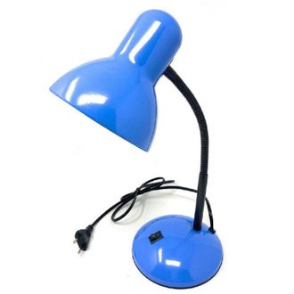 Trade Shop Trade Shop - L&aacute;mpara De Escritorio Con Mesa De Luz De Luz Flexible Para El Dormitorio De Color - Azul