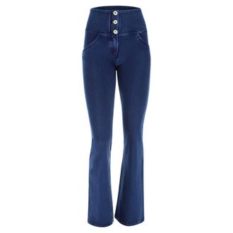 Freddy Jeggings push up WR.UP flare vita alta in cotone organico