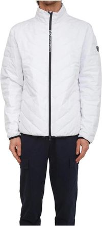 Emporio Armani Down Jacket - Heren - Winterjassen - Wit - S - Leer - Jassen