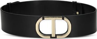 Twin-Set Riem met logogesp - Zwart