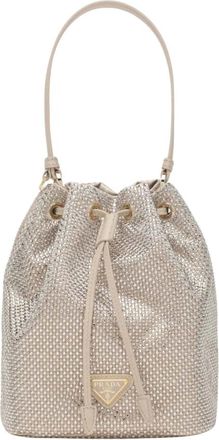 Prada Mujer, Bolsos, Beige, Talla: ONE Size